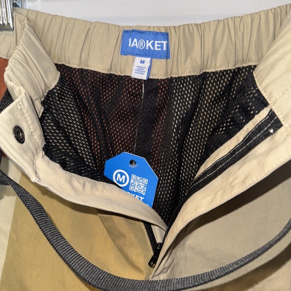 China Town Market Gorp Patchwork Tech/ Hiking Short Men's Medium NWT "Acorn" $57 - Picture 7 of 10